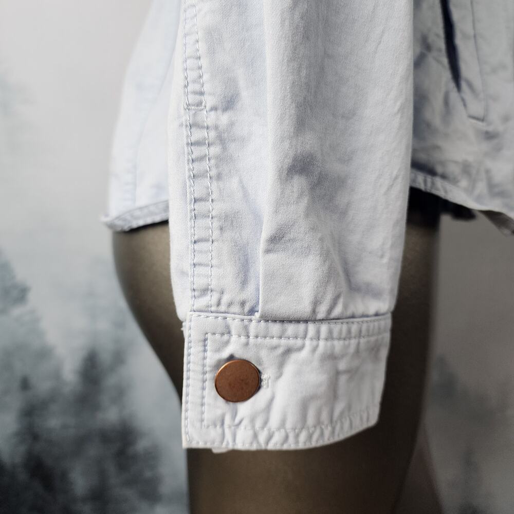 Pendleton Long Sleeve Button Up Light Blue Shirt | Women's Medium - Picture 9 of 15
